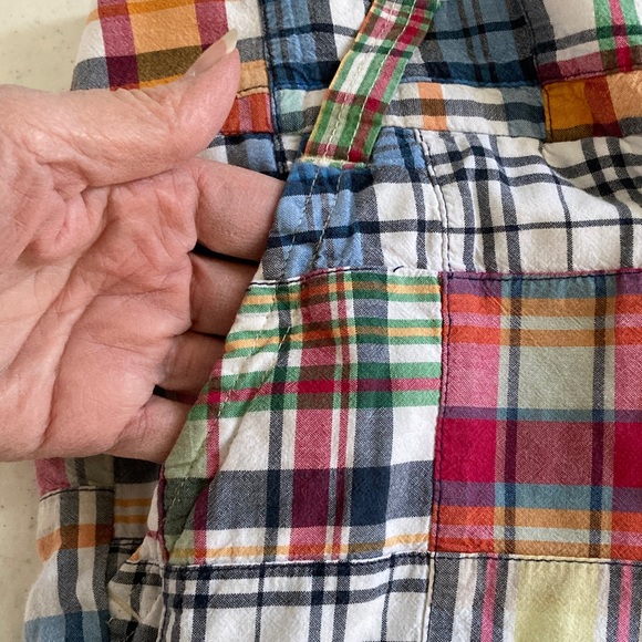 J. Crew Madras Patchwork Shorts - Picture 3 of 6